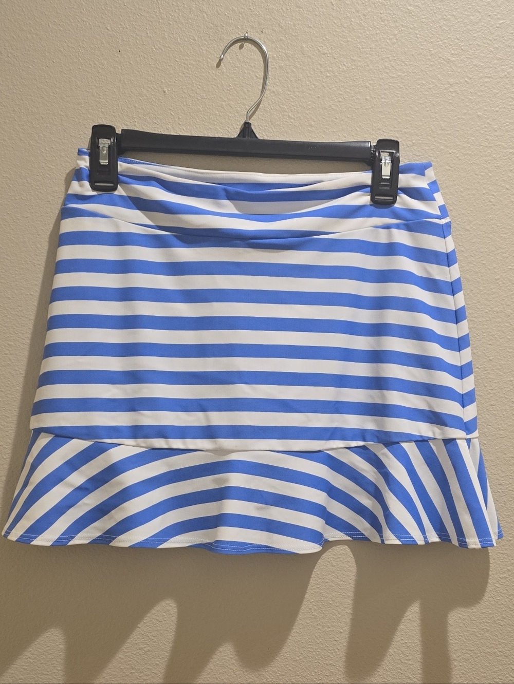NWOT Jude Connally Morgan Skort Jude Cloth in Everyday Stripe Blue Size S